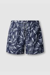 Pepe Jeans Tropical print regular swimwear blue