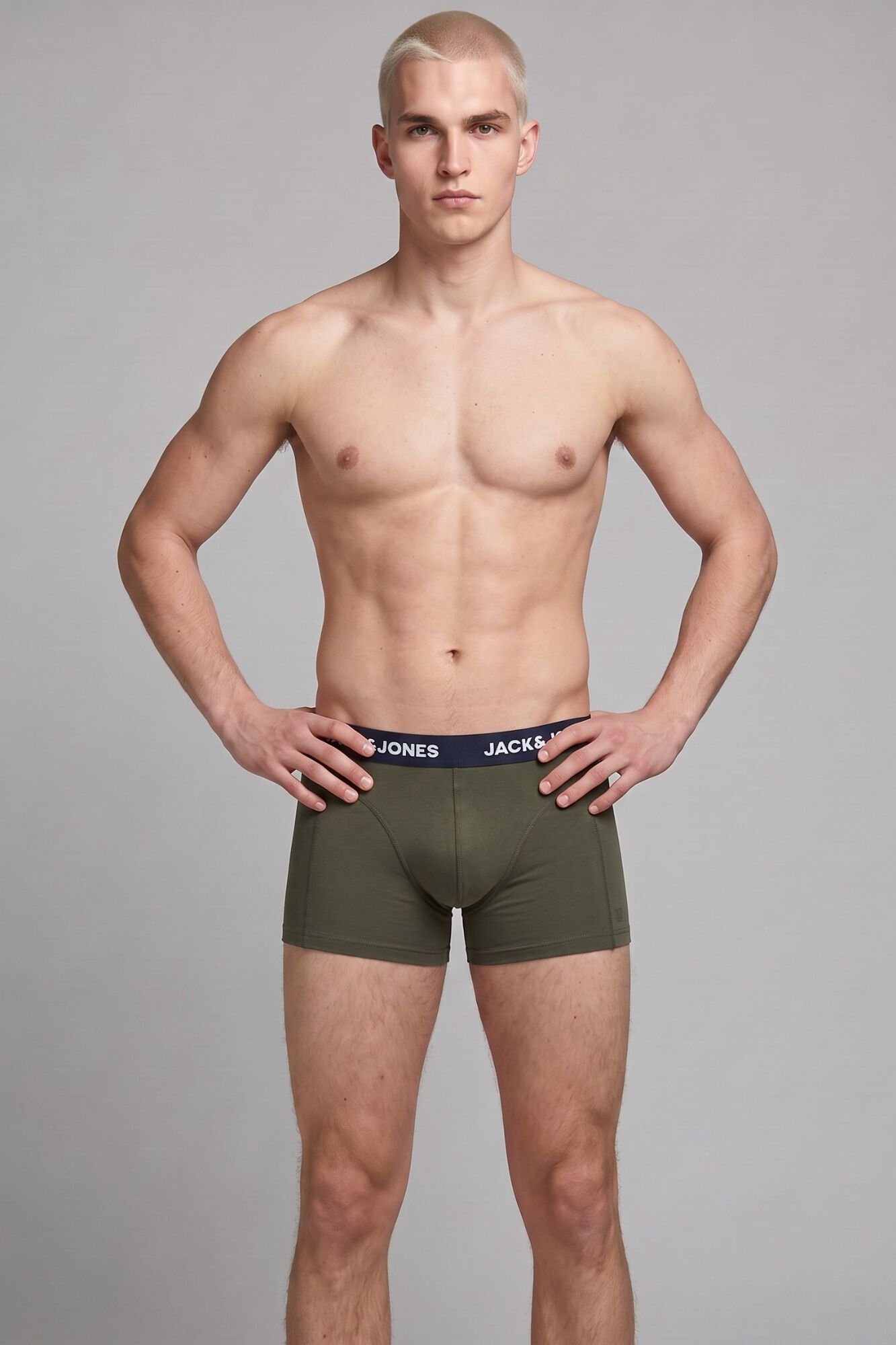 Jack & Jones Boxer trunk em algod&atilde;o