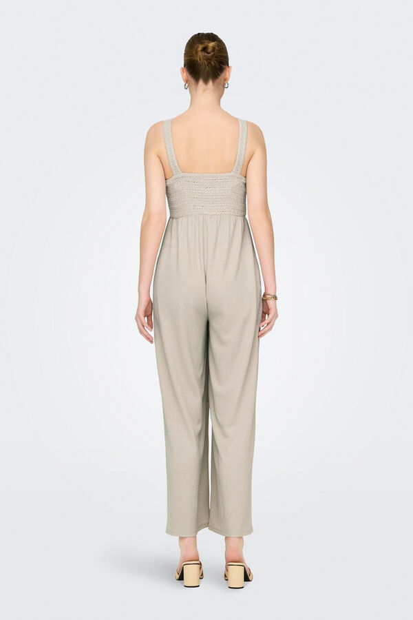 Womensecret Long gathered maternity jumpsuit grey