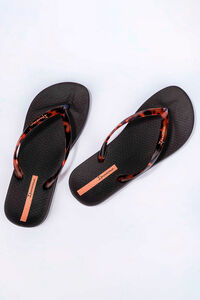 Ipanema Chinelo tradicional de tiras com estampado animal