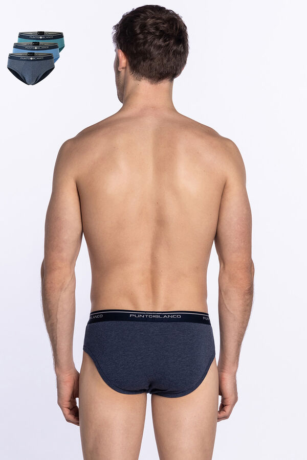 Punto Blanco Pack de 3 cuecas de algod&atilde;o estampado
