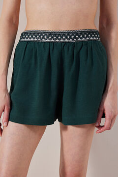 Womensecret Green beachwear Short Grün