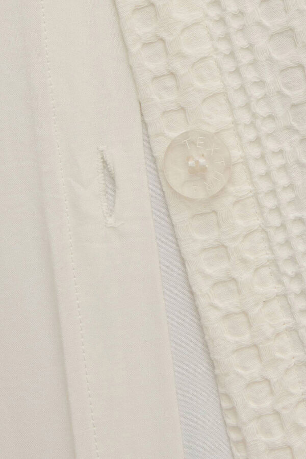 Textura FUNDA N&Oacute;RDICA DE JACQUARD blanco