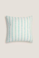 Womensecret Striped cotton cushion cover Tirkizna