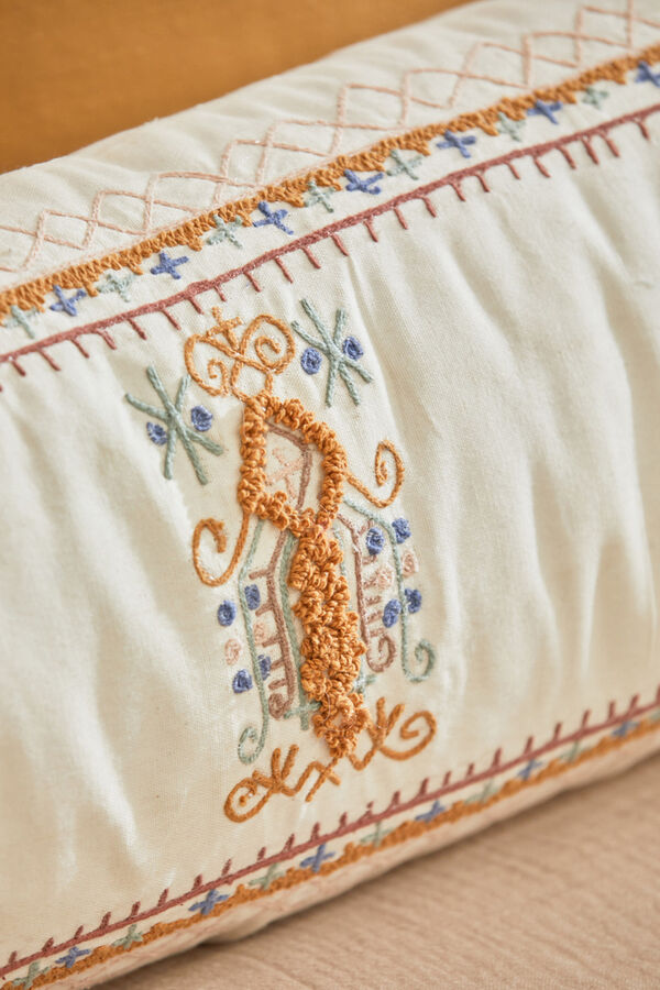 Womensecret Long embroidered Traste cushion cover imprimé