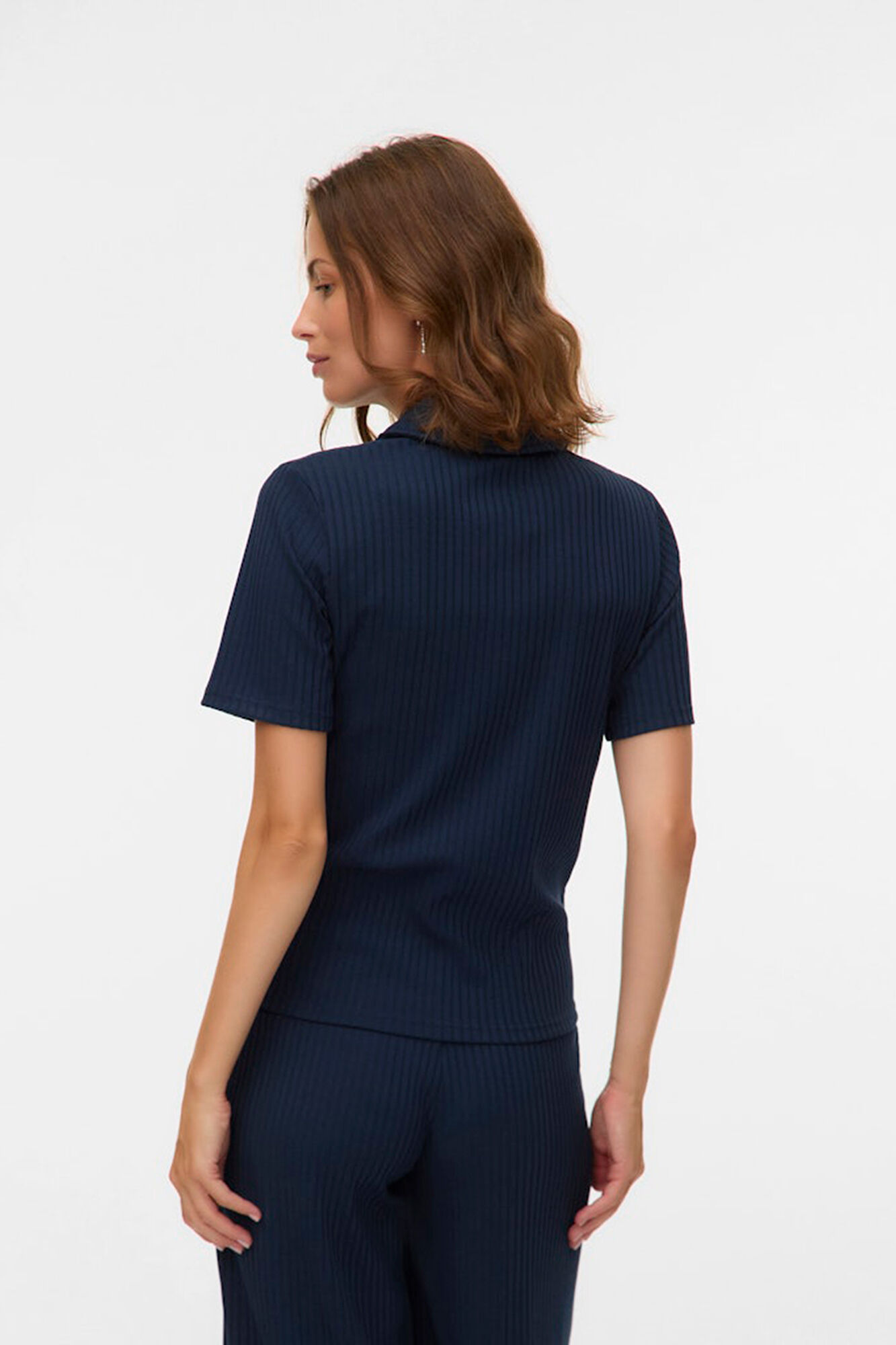 Mamalicious Kurzarm-Poloshirt Maternity und Stillzeit