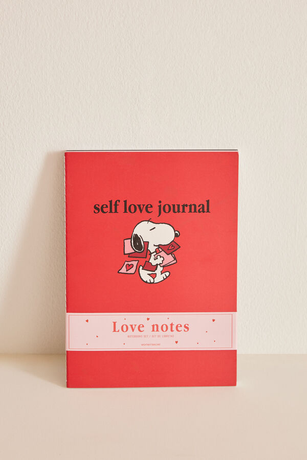 Womensecret Pack 3 cadernos 'Self Love' estampado