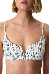 Penti Point V  Bikini Top printed