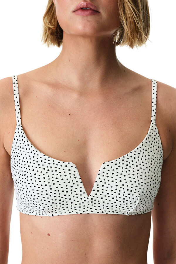 Penti Point V  Bikini Top printed