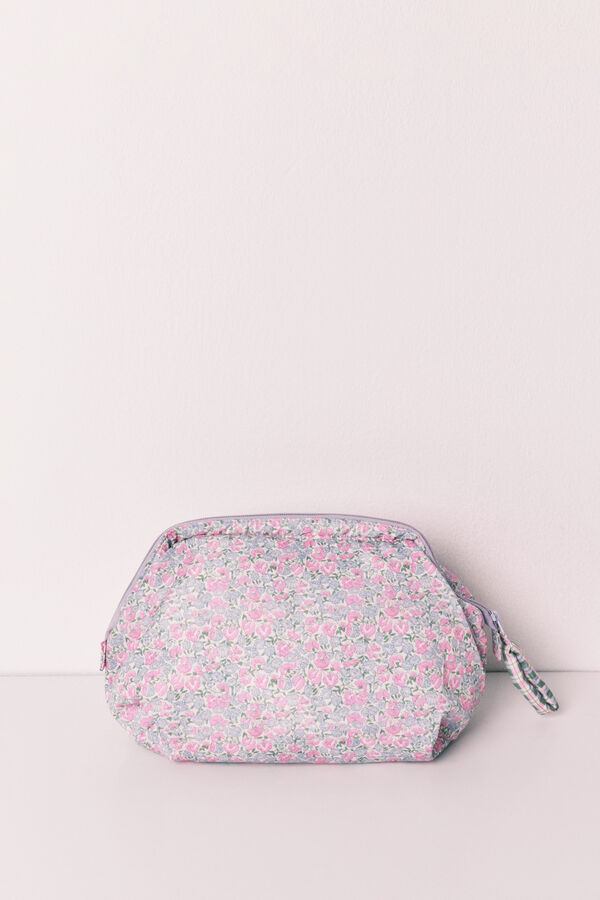 Women'secret Trousse de toilette grande &agrave; petites fleurs Mafalda rose