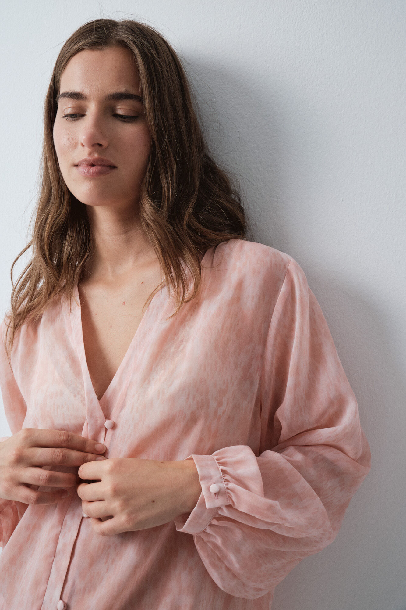 Women'secret Pijama largo pantal&oacute;n abullonado