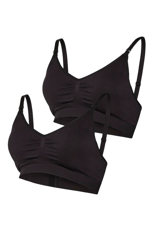 Mamalicious Soutien de maternity de algod&atilde;o preto