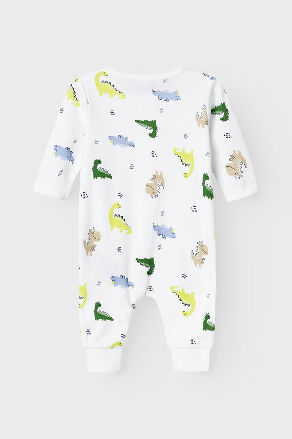 Womensecret Baby boys' pyjamas with dinosaur motif fehér