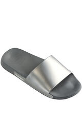 Womensecret Hav. sandals Classic Metallic Slides gris