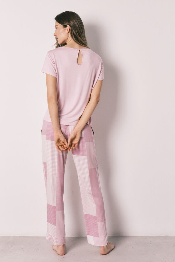 Women'secret Pyjama long Keroppi Patchwork rose