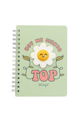 Womensecret Notebook - Hoy me siento top (I'm feeling top today) mit Print