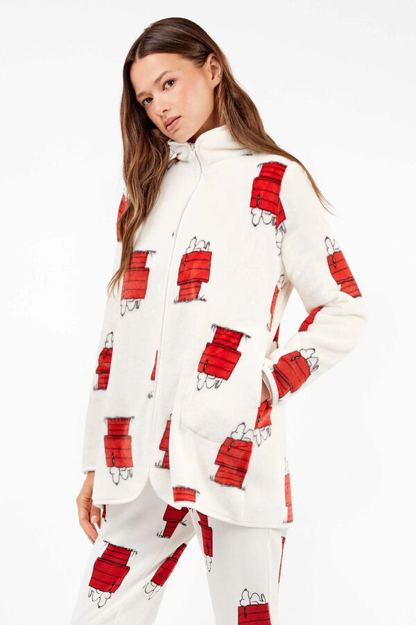 Gisela Robe de banho extra macio e macio branco