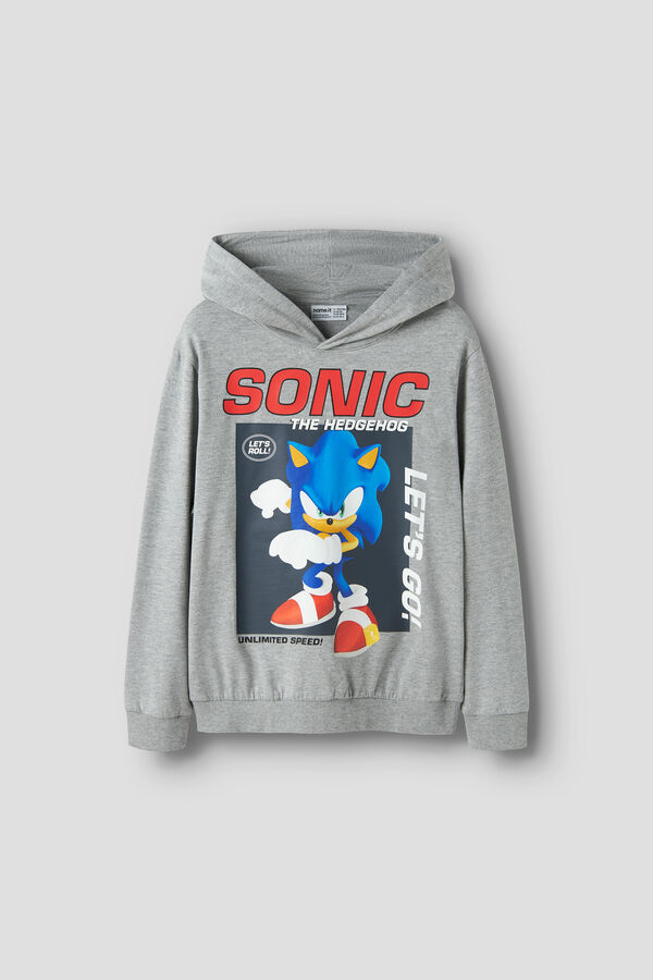 Name It Sonic hooded sweatshirt grey