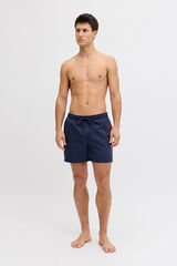 Jack & Jones Contrast logo detail swimwear blue