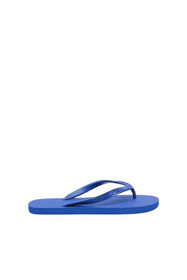 Womensecret Plain flip-flops blue