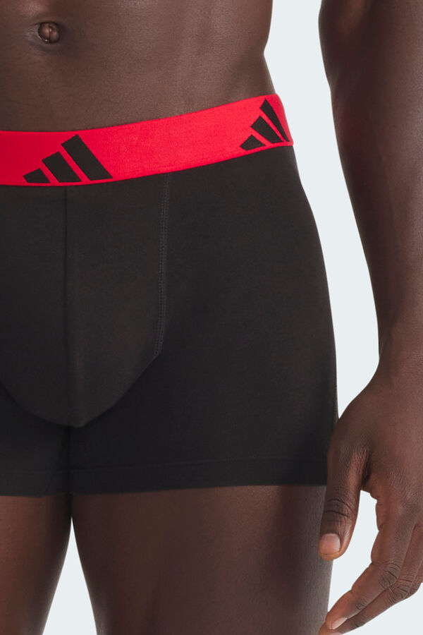 Adidas Pack of 3 logo boxers white