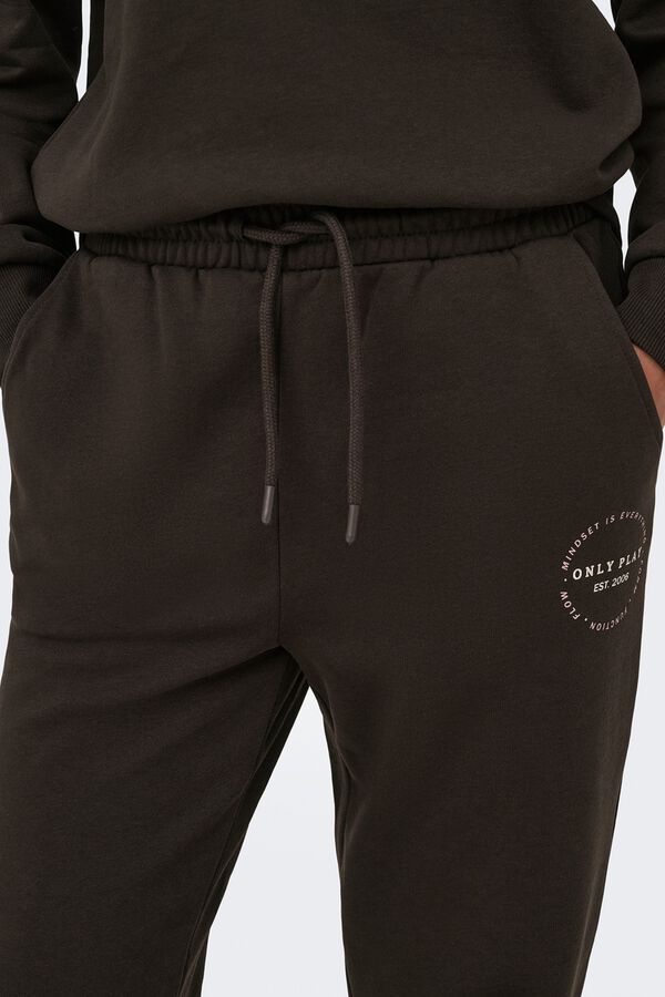 Only Play Cal&ccedil;a jogger castanho