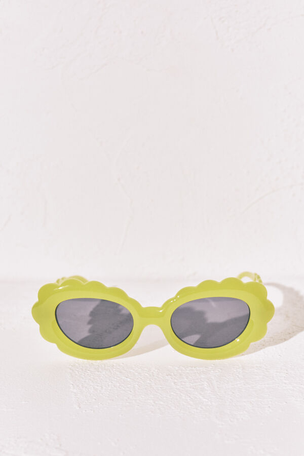 Women'secret Lunettes de soleil avec &eacute;tui imprim&eacute; vert