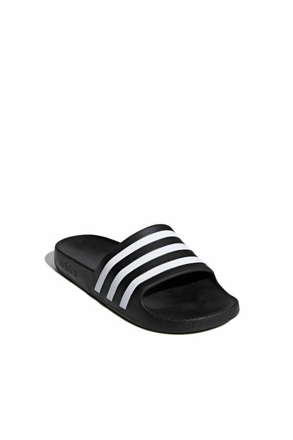 Adidas Adilette 3-stripe slide sandals black