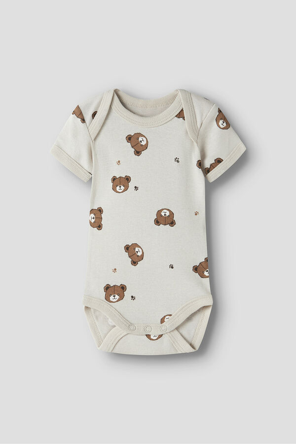 Name it Pack de bodies manga corta gris