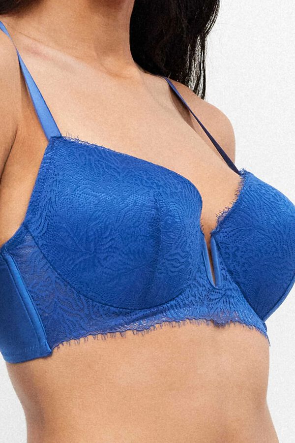 Gisela Bustier capacity bra blue