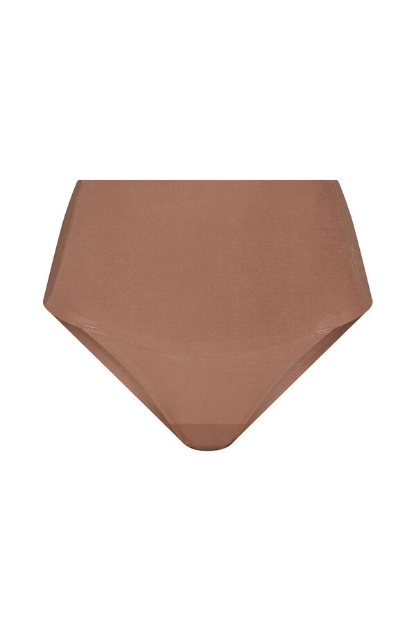 Spanx Unsichtbarer figurformender Slip aus Baumwolle Nude