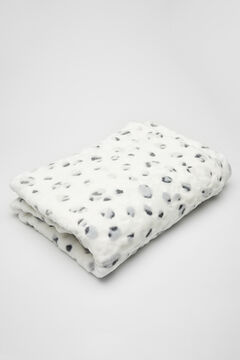 Womensecret Fleece-Decke 101 Dalmatiner Naturweiß