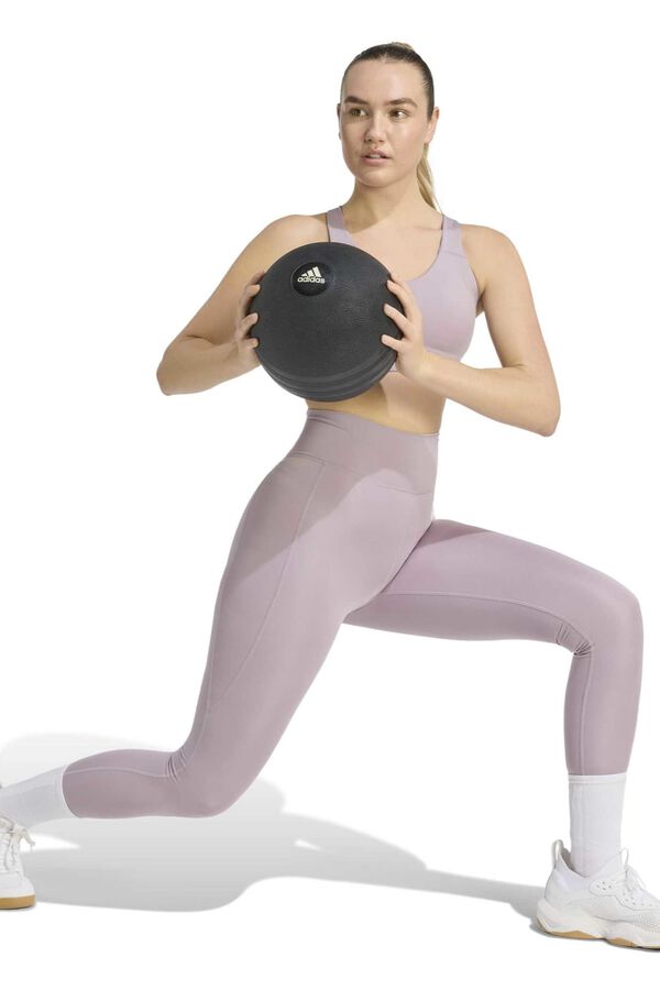 Adidas Sujetador deportivo Optime Essentials marr&oacute;n