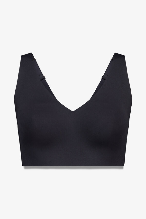 Women'secret Black microfibre bra DREAMY PLUS black