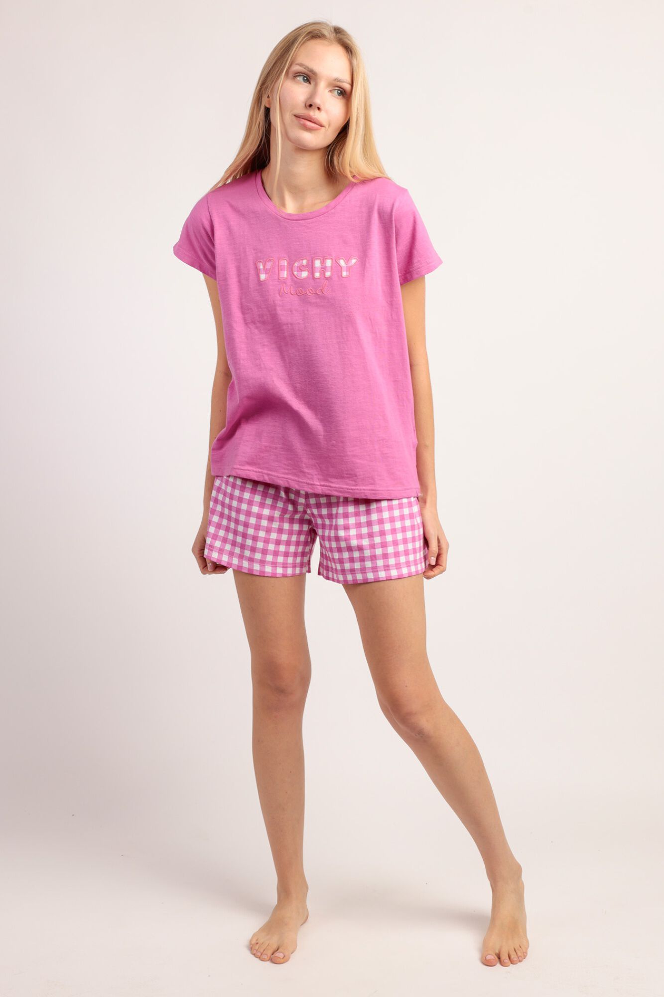 Admas Pijama corto verano vichy mood