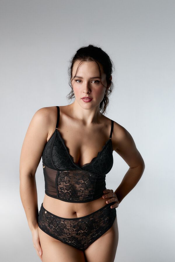 Black Limba Hoher Slip Joan Schwarz