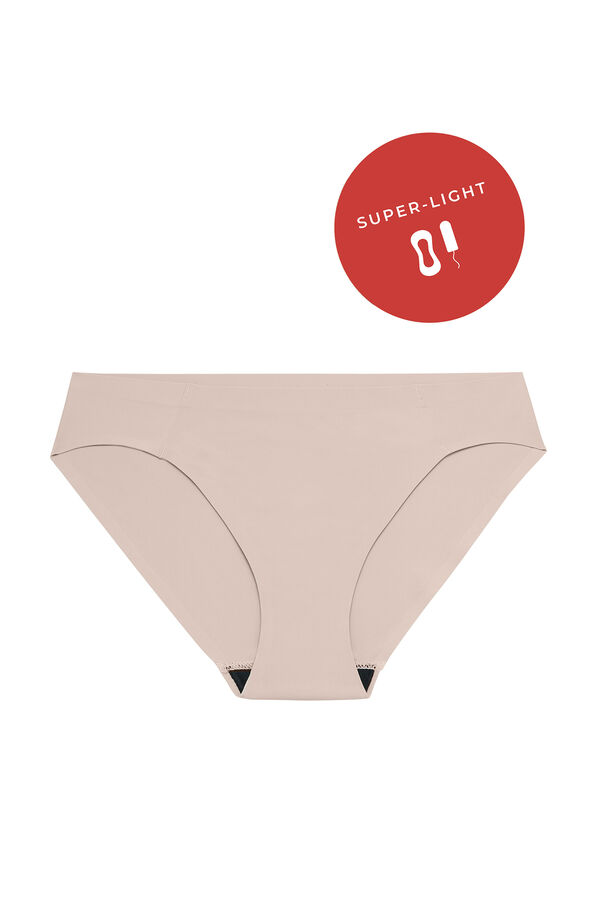 Womensecret Menstruationsslip everyday bikini - Super light Nude