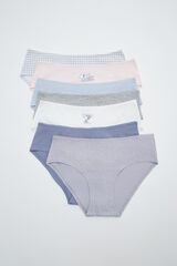 Women'secret Snoopy print cotton 7-pack wide panties printed