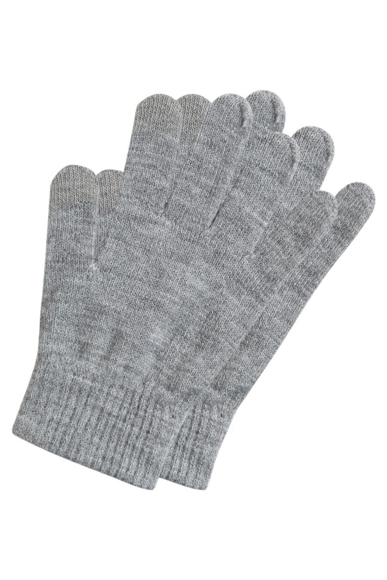 Pieces essentials smart jersey-knit gloves