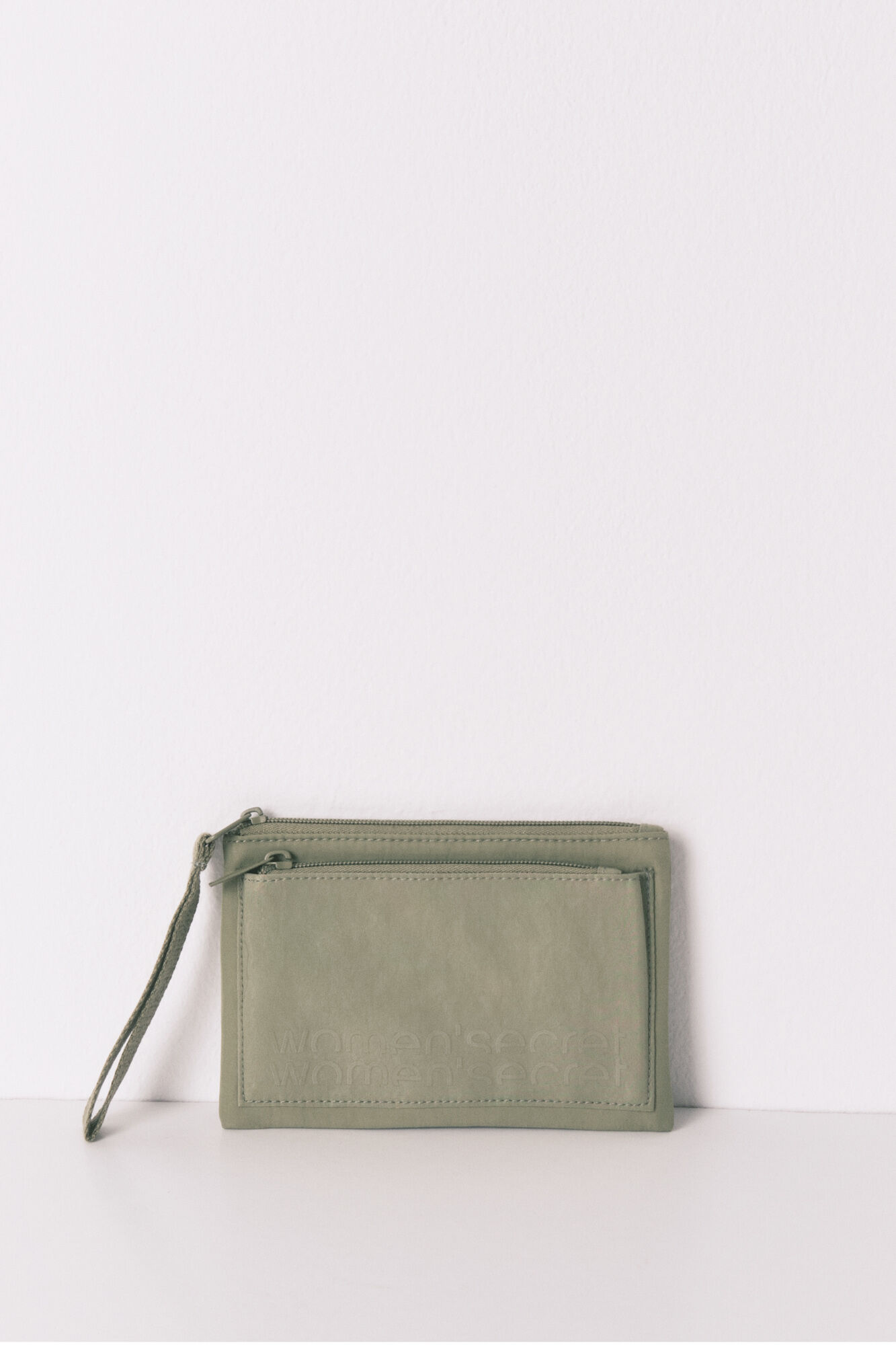 Women'secret Monedero mini nylon verde