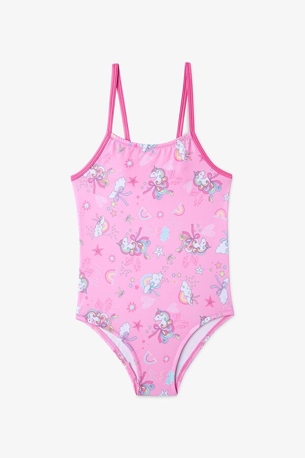 Penti Uniribbon Girls Swimsuit printed