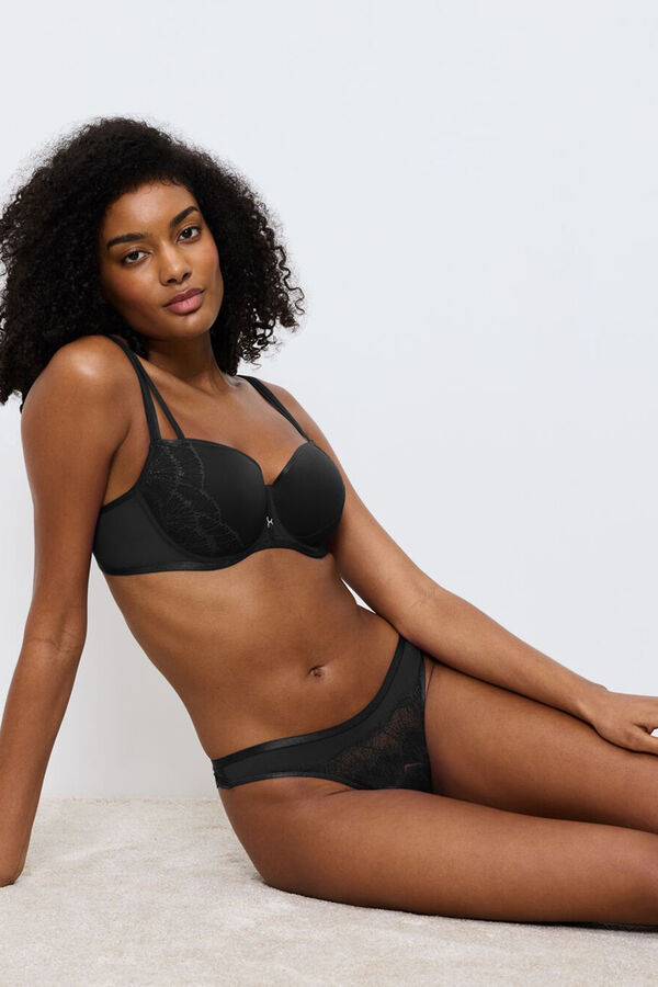 Triumph Soutien com aro balconette preto