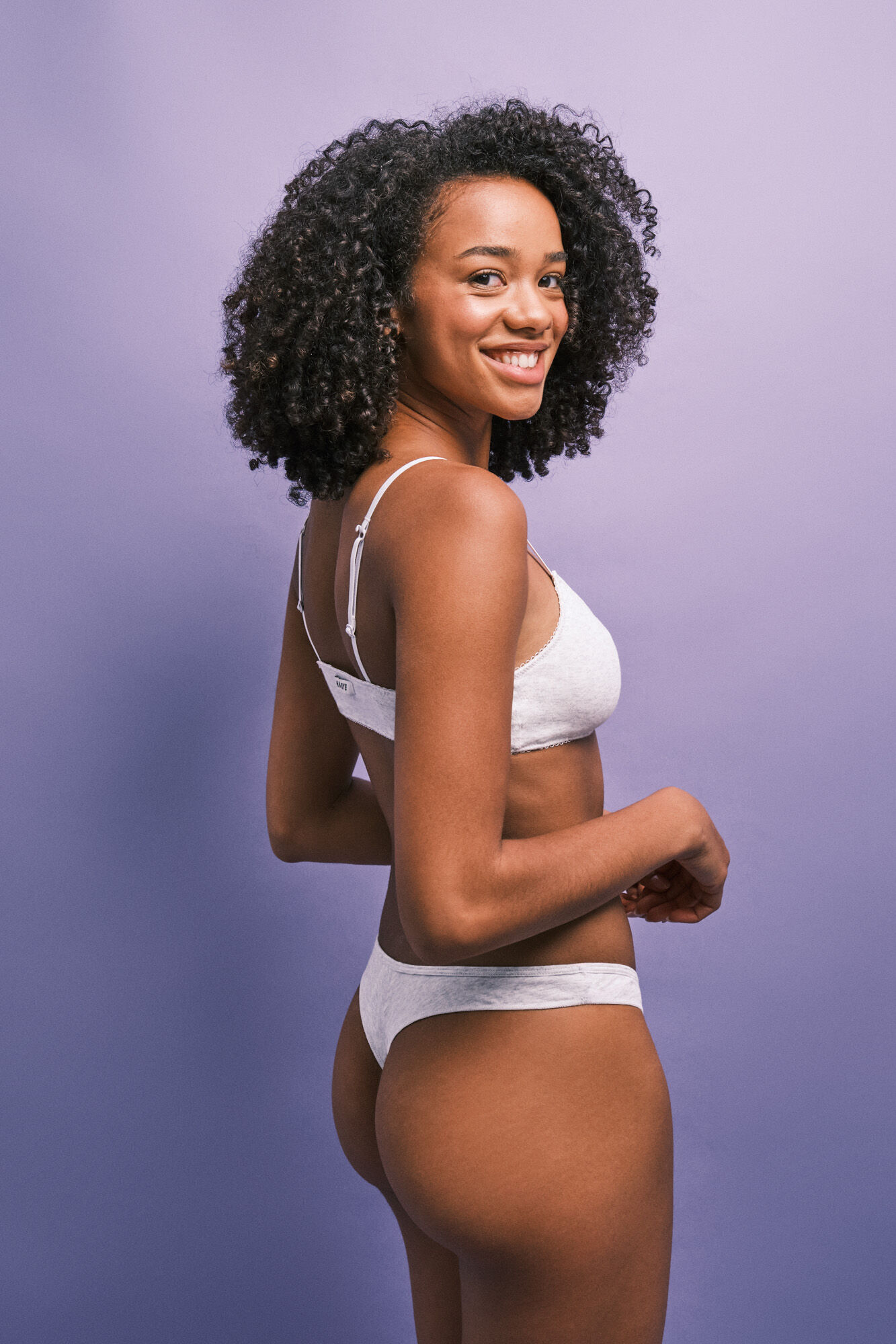 HI&BYE Burgundy 3-pack U-cut thongs