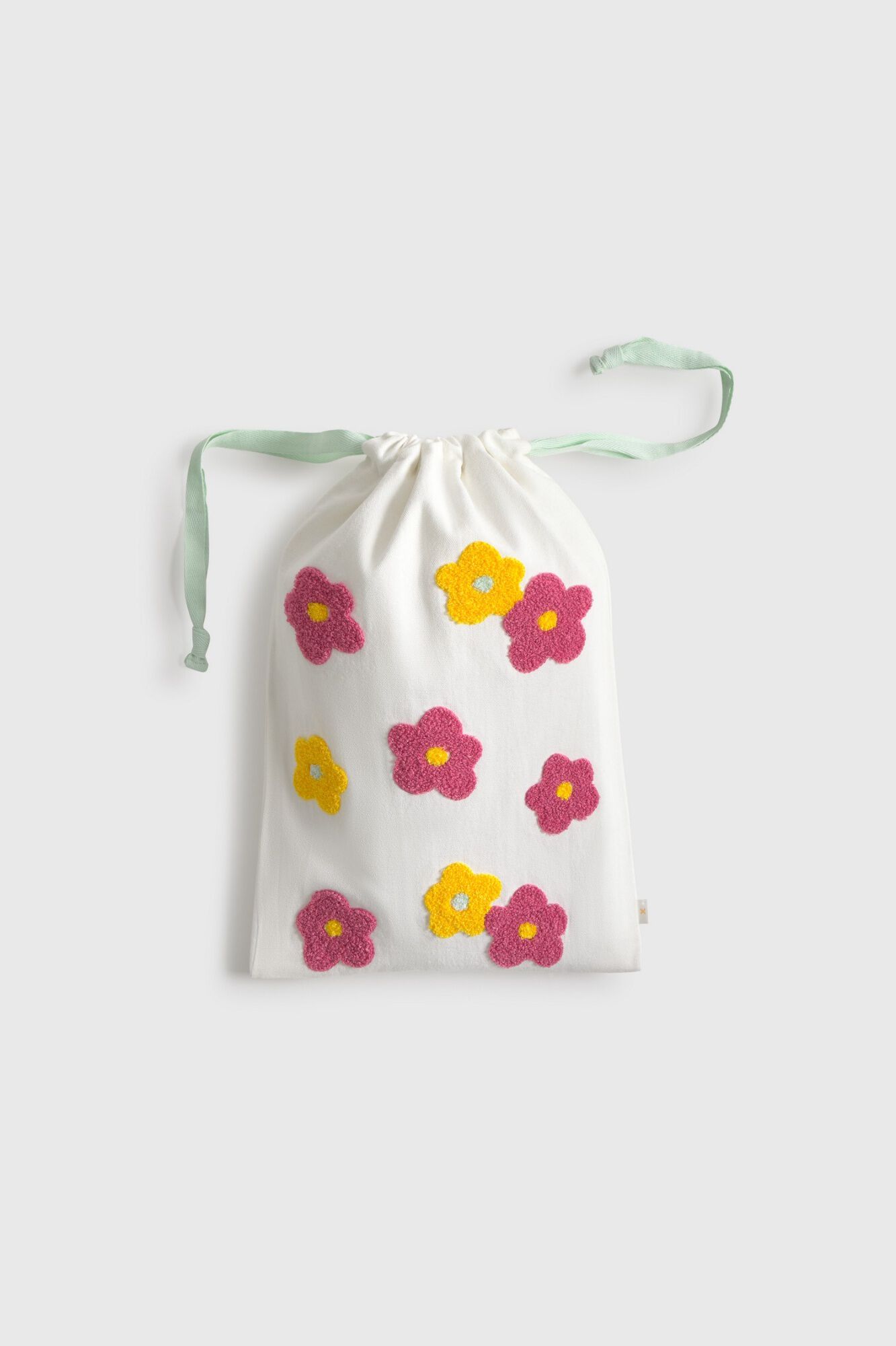 Textura Floral cotton bag