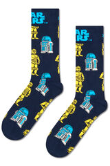 Happy Socks Unisex Star Wars&trade; R2D2 & C3PO Socks blue