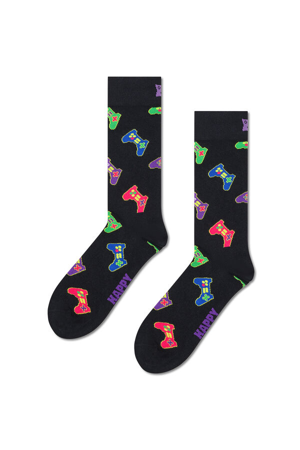 Happy Socks Controller Sock black