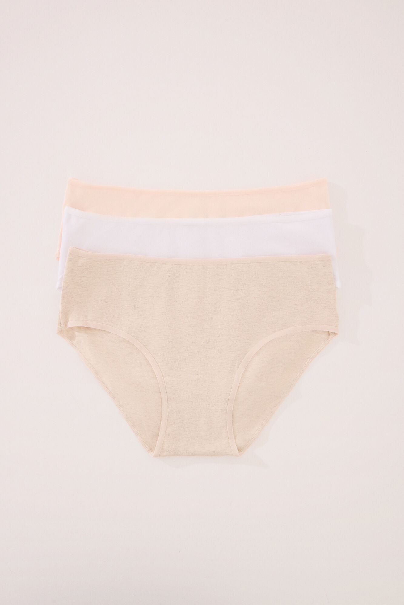 Women'secret Pack de 3 cuecas culotte de algod&atilde;o org&acirc;nico