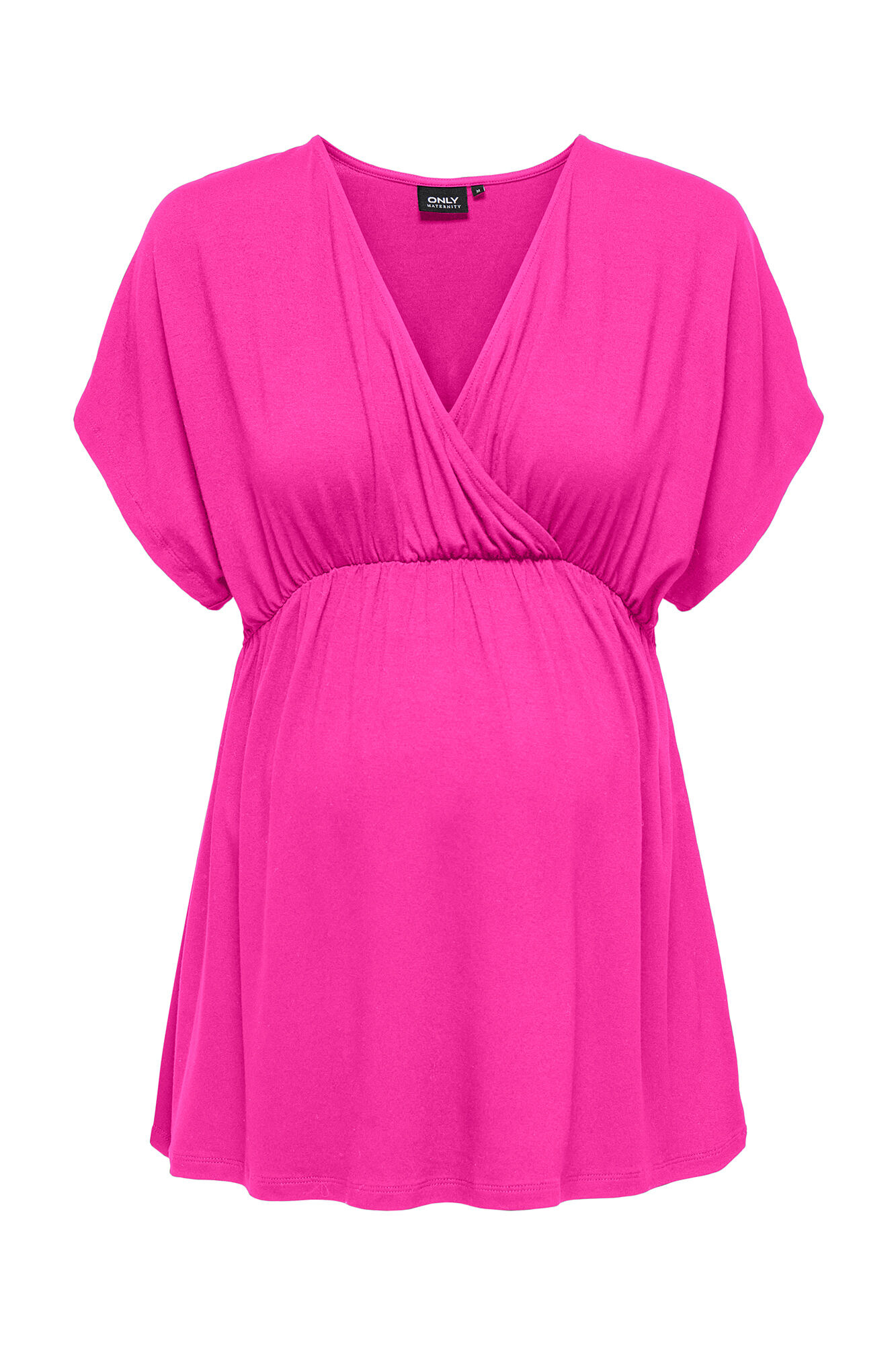 Only Maternity Top fluido manga murci&eacute;lago cuello pico maternity