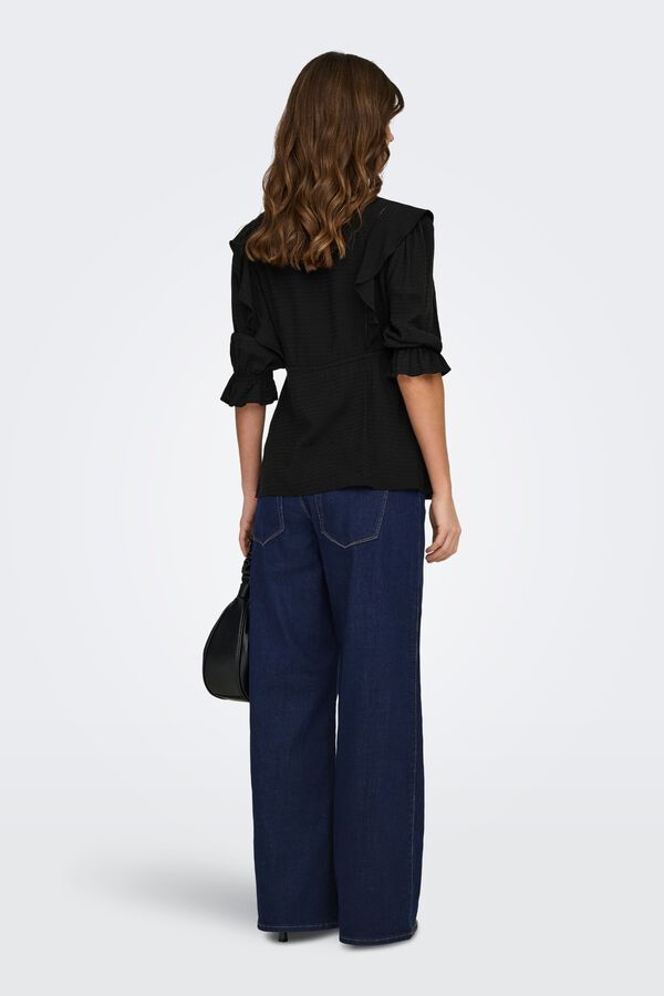 Only Maternity Wide leg maternity jeans blue