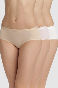 DIM Pack 3 bragas culotte Pockets Ecodim